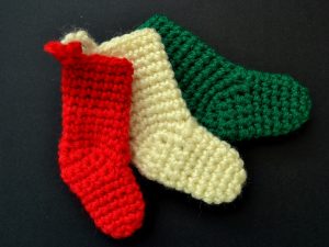 Crochet Christmas Stocking Decorations