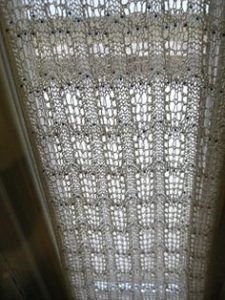 Crochet Curtain Panel