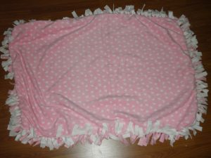 DIY Fleece Tie Blanket