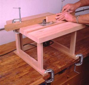 DIY Portable Bench Top Router Table