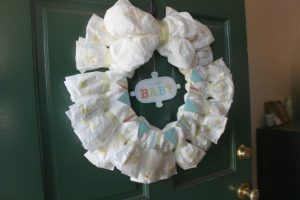 Diaper Wreath Gift