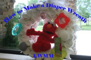 Diaper Wreath Idea