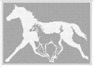 Filet Crochet Curtain Pattern