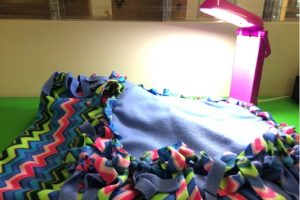 Fleece Tie Blanket Tutorial