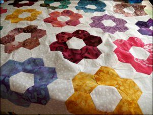 Floral Patchwork Quilt