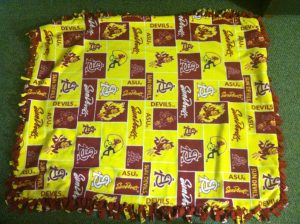 Hand Tied Fleece Blanket