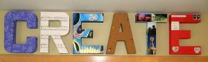 How to Decorate Cardboard Letters