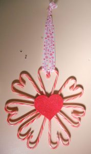 How to Make Candy Cane Wreath