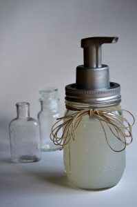 How to Make a Mason Jar Soap Dispenser