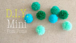 Small Yarn Pom Poms