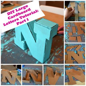 Large Cardboard Letters