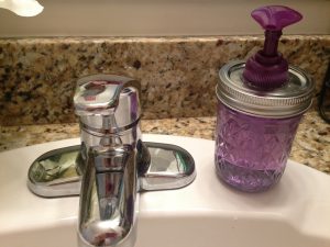 Mason Jar Soap Dispenser Idea