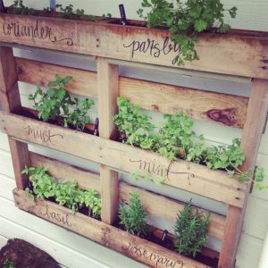 Pallet Herb Garden Planter