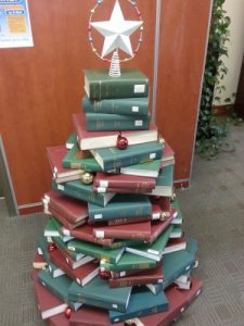 Picture of a Book Christmas Tree