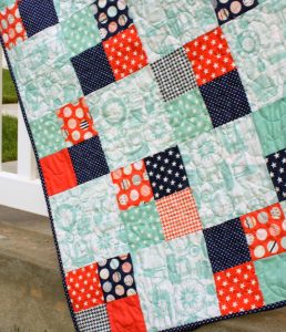 Red Patchwork Quilt