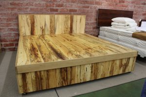 Rustic Wooden Bed Frame