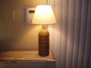 Wine Bottle Lamp DIY