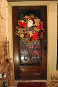 Burlap Mesh Wreath