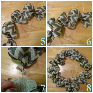 Burlap Wreath Tutorial