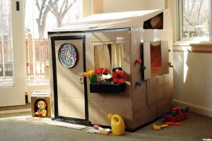 Cardboard Box Playhouse