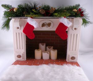 Cardboard Fireplace