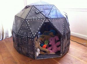 Cardboard Igloo Playhouse