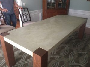 Concrete DIY Dining Table