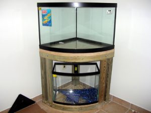 Corner Aquarium with Stand