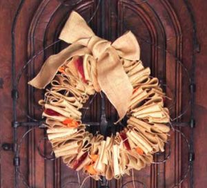 DIY Burlap Wreath