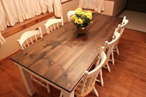 DIY Farmhouse Dining Table