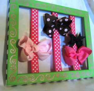 DIY Hair Bow Holder