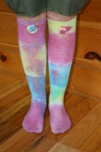 DIY Tie Dye Socks