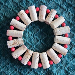 DIY Wine Cork Wreath