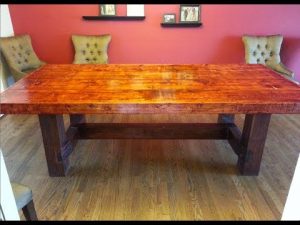 DIY Wood Dining Table