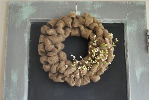 Easy Burlap Wreath