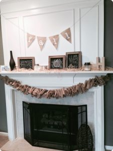 Fall Burlap Garland