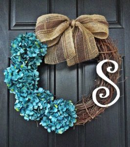 Grapevine Wreath with Initial