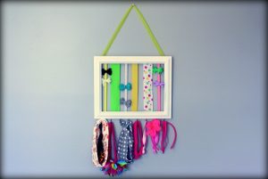 Homemade Hair Bow Holder