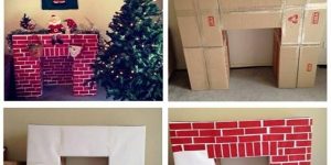How to Make a Cardboard Fireplace