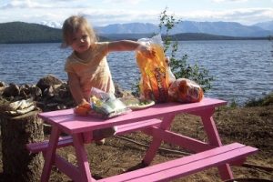 Kids Wooden Picnic Table