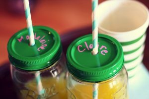 Mason Jar Cups With Lids