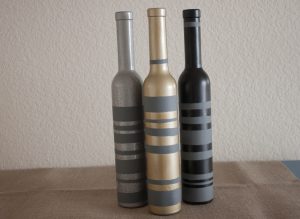 Painted Wine Bottles