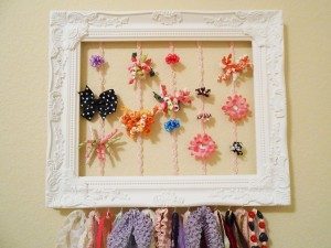 Picture Frame Hair Bow Holder