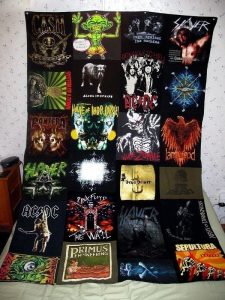 Rock Tshirt Quilt