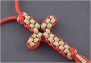 Rope Cross Necklace