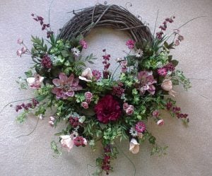 Spring Grapevine Wreath