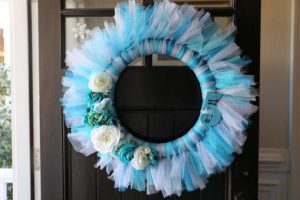 Frozen Themed Tulle Wreath