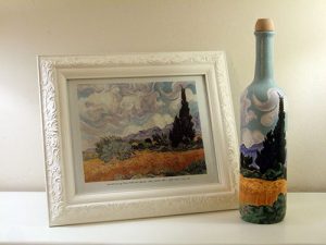 Wine Bottle Painting