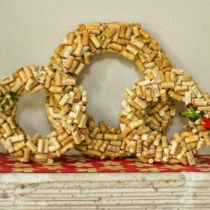 Wine Cork Wreath DIY