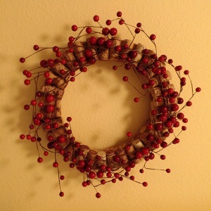 Wine Cork Wreath Image